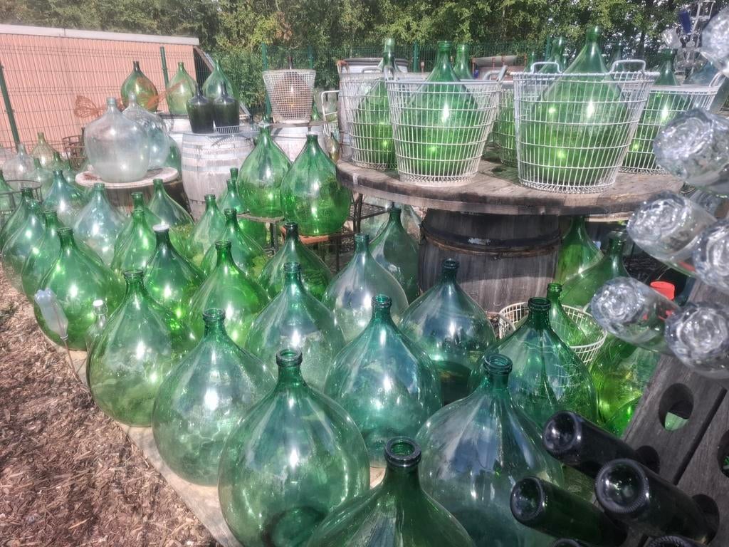 Tuindecoratie met bottelflessen! PROMOTIE OP 54l flessen, Tuin en Terras, Ophalen