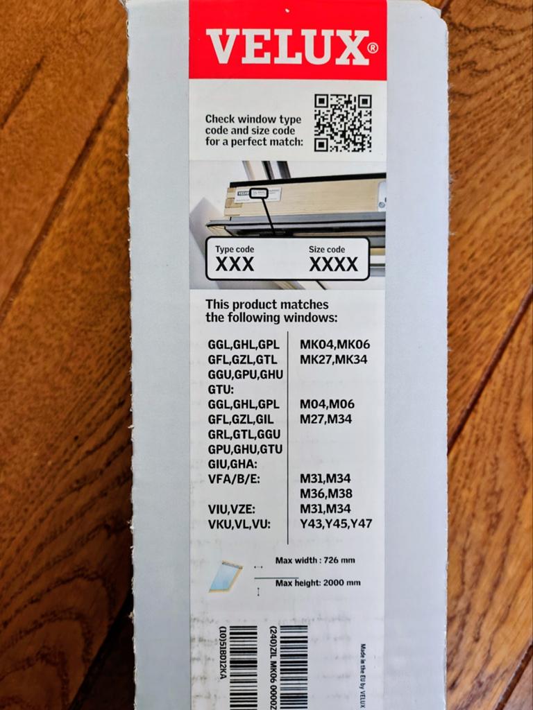 rideau anti-insectes Velux, Enlèvement, Neuf, Autres types