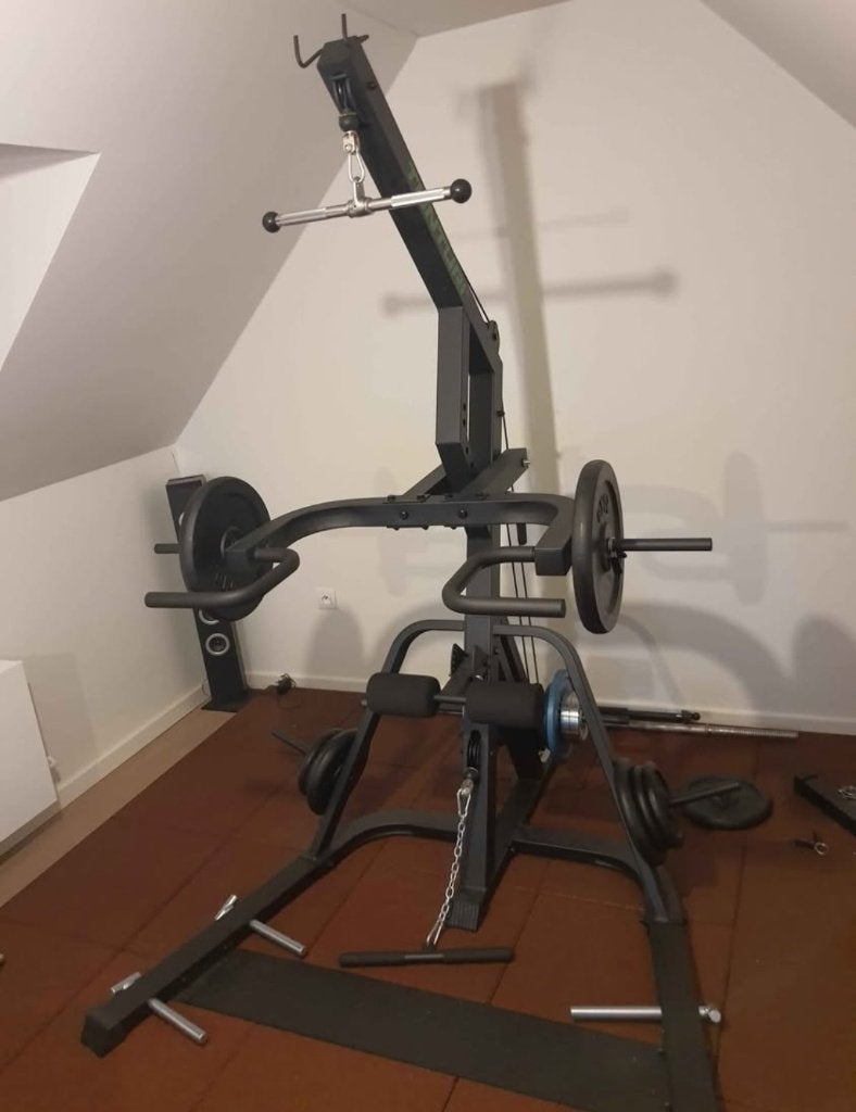 Salle de sport polyvalente — Tunturi WT85 Leverage Gym, Enlèvement, Comme neuf, Centrale électrique