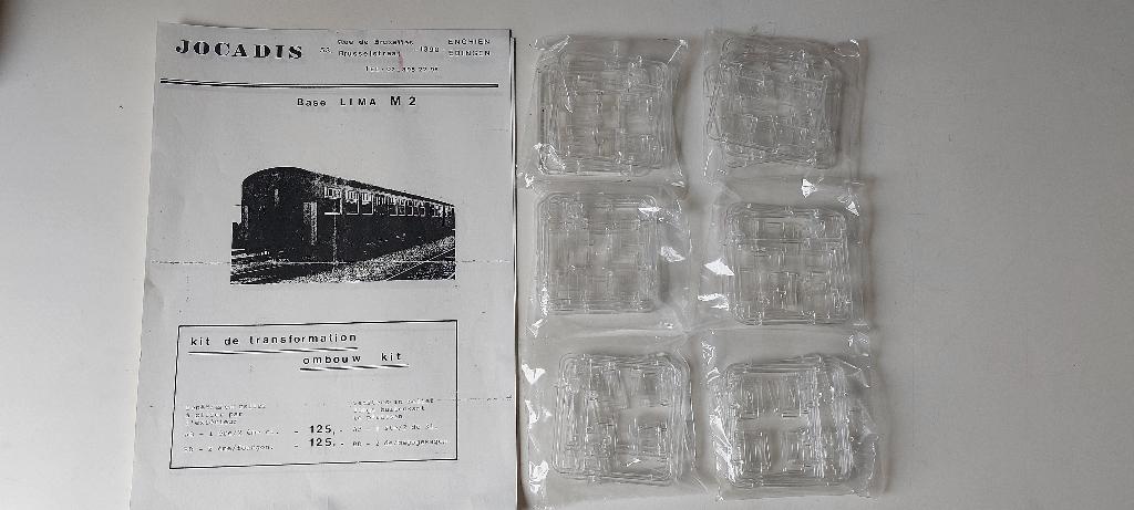 SNCB/NMBS JOCADIS/LIMA RAAMCONVERSIEKIT M2 *HO, Treinset, Verzenden, Gelijkstroom of Wisselstroom, Nieuw