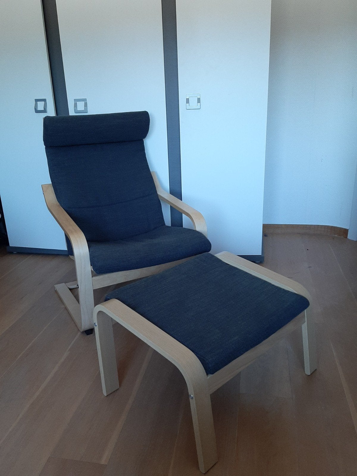 Zitzetel ikea poang, Ophalen