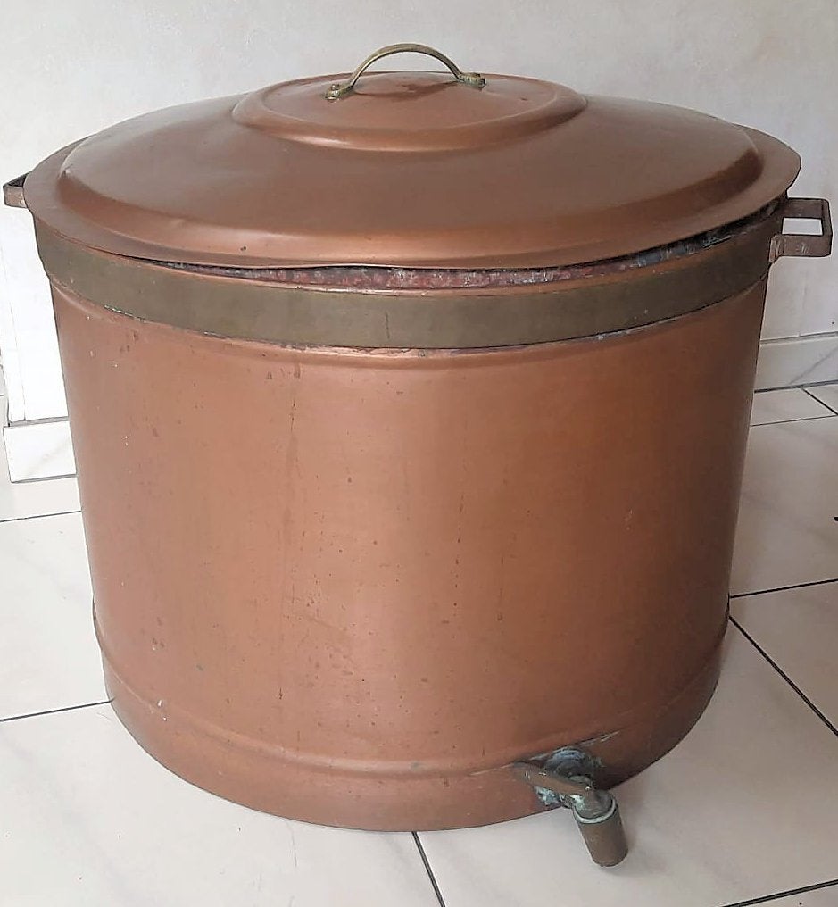 koperen wastobbe, Ophalen, Koper
