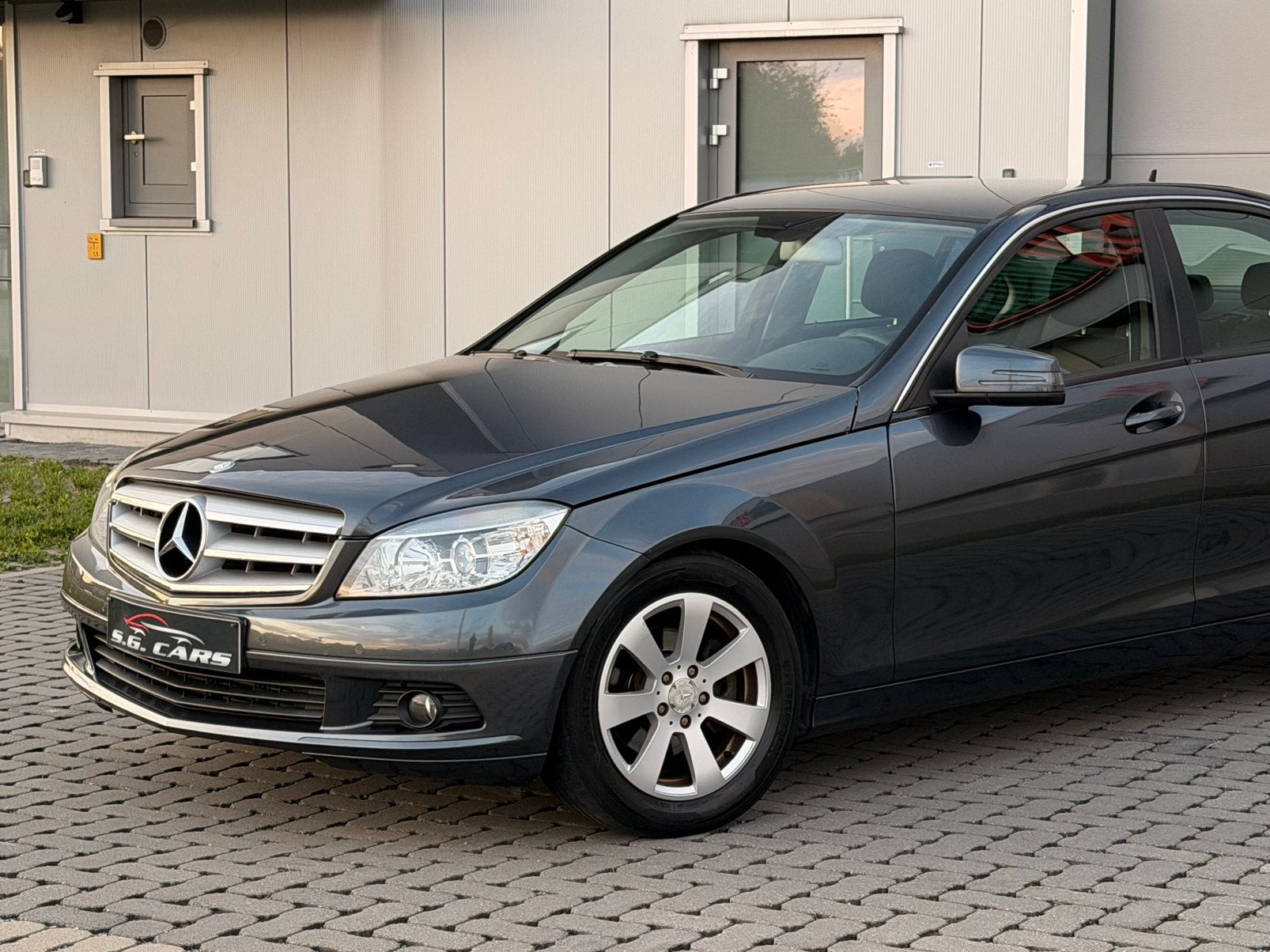 MERCEDES C200 2008 DIESEL 2.2 EURO4 189.700KM EURO4, 100 kW, 4 cilinders, Zwart, Bedrijf