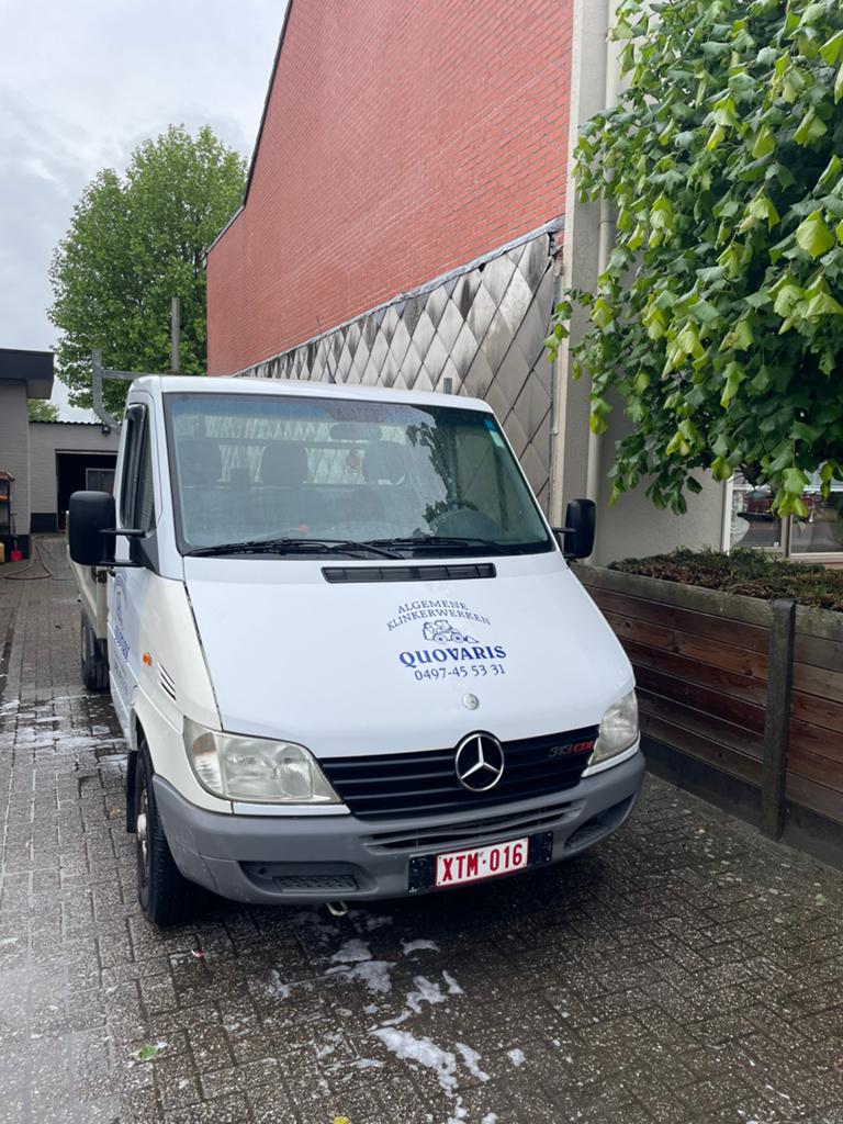 GERESERVEERD Mercedes sprinter c313 loop , sloop of export, Auto's, Achterwielaandrijving, Wit, Mercedes-Benz, Grijs