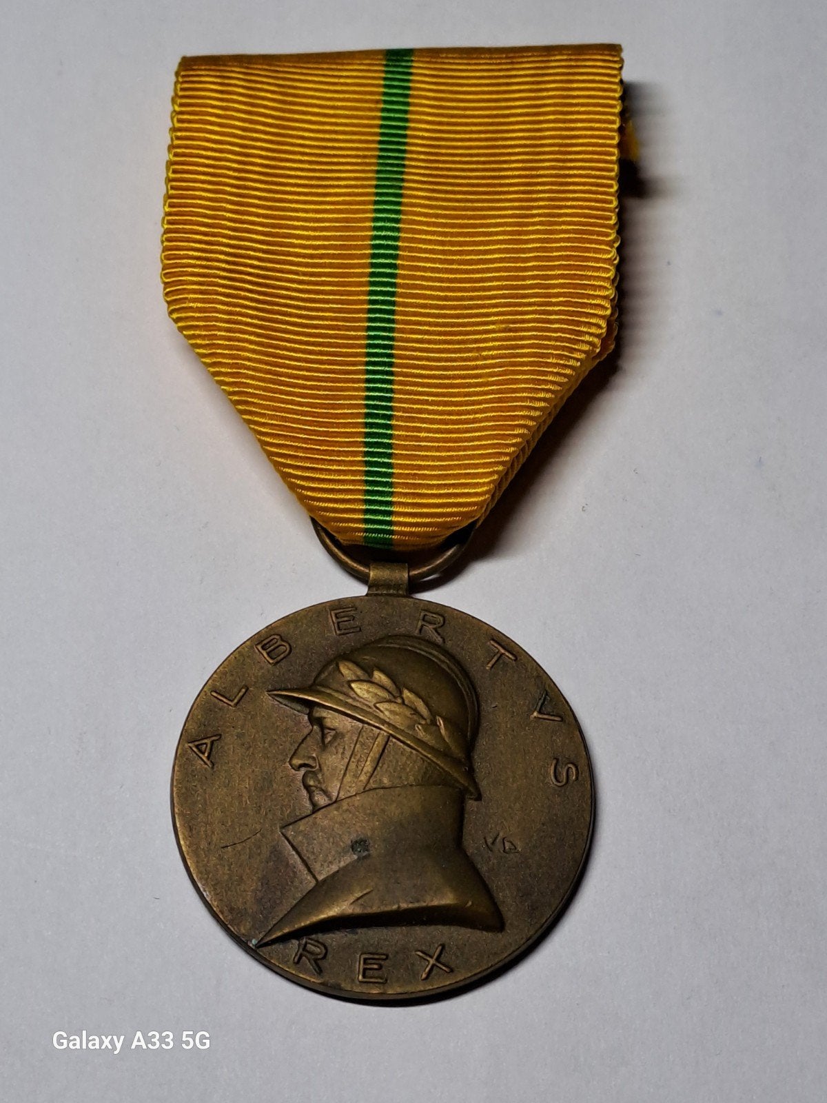 Belgique-Albert Ier-Médaille commémorative, Enlèvement ou Envoi, Bronze
