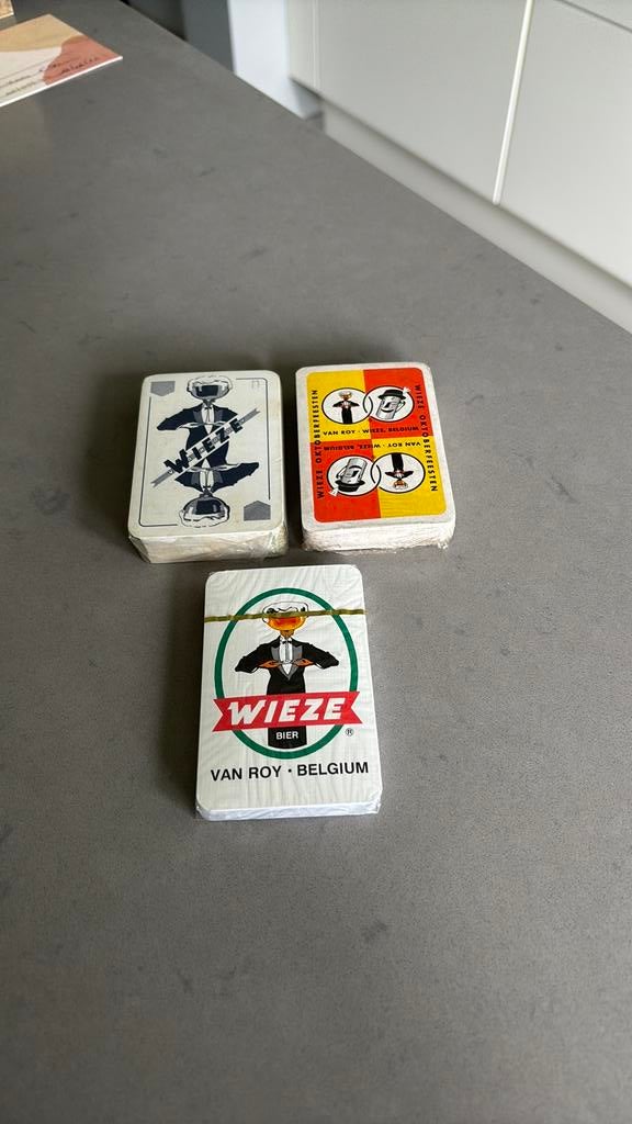 Wieze Van Roy speelkaarten en kwartet, Verzamelen, Ophalen of Verzenden, Nieuw