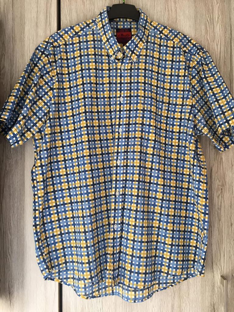 Authentic Basic geruit hemd maat XL 42/43, Ophalen of Verzenden, Zo goed als nieuw, Overhemd