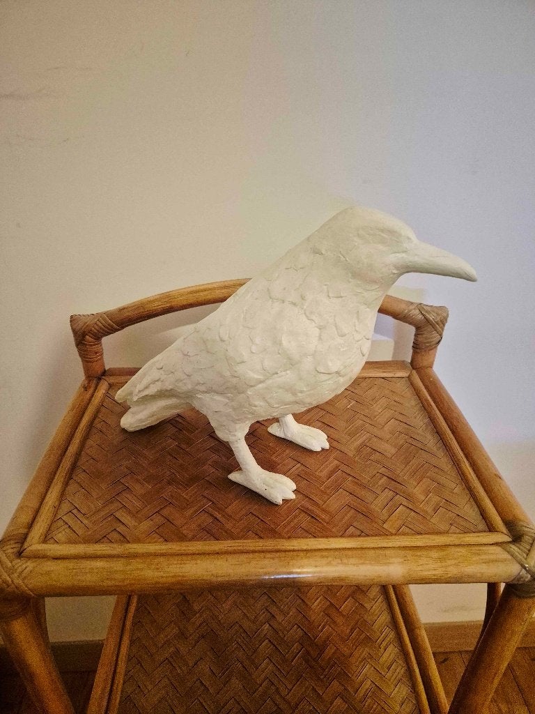 Decoratief beeldje van een raaf, Ophalen, Zo goed als nieuw
