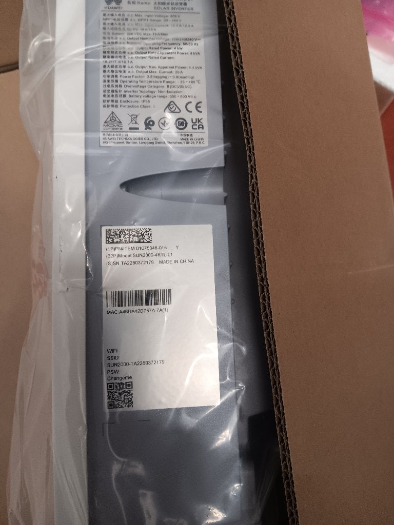 sun 2000 Huawei, Bricolage & Construction, Panneaux solaires & Accessoires, Enlèvement, Neuf, Système complet