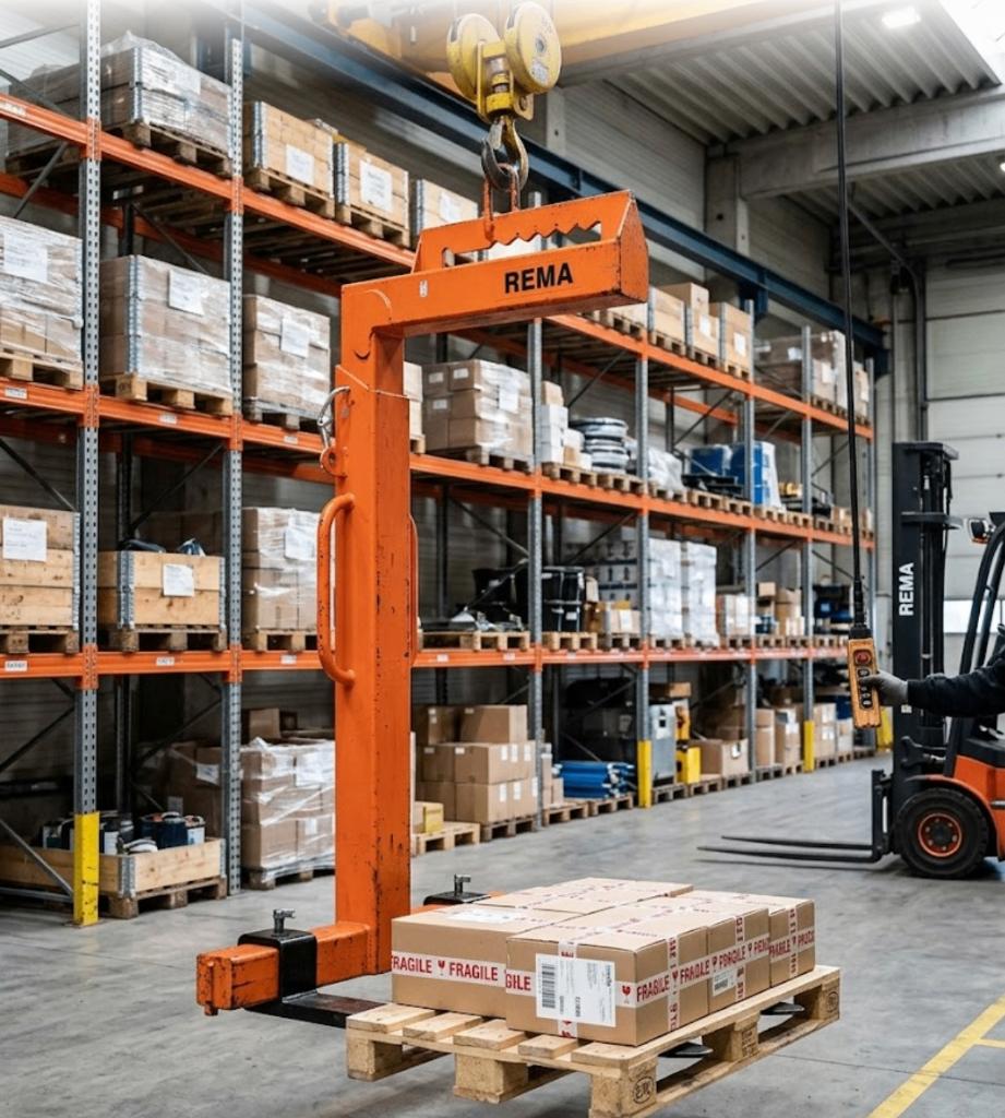 pallethaak, Zakelijke goederen, Ophalen