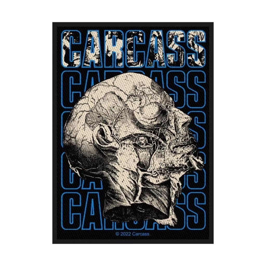 Carcass - Necro Head - patch officiële merchandise, Ophalen of Verzenden, Nieuw