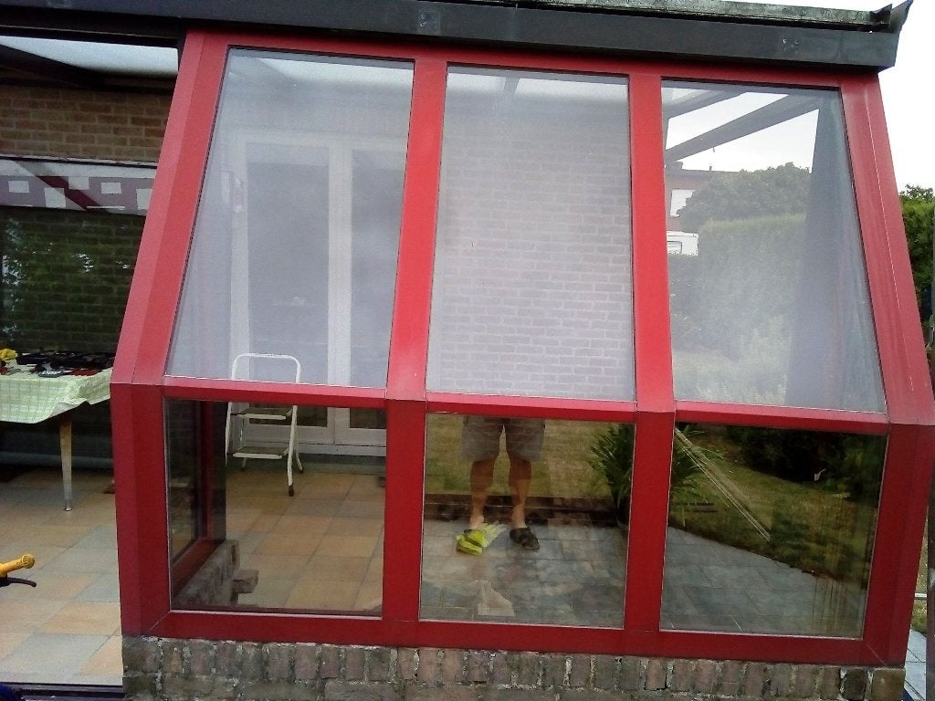 Zonwerende bronze-fumé vensters, Doe-het-zelf en Bouw, Ophalen, Minder dan 80 cm, 80 tot 120 cm, Zo goed als nieuw