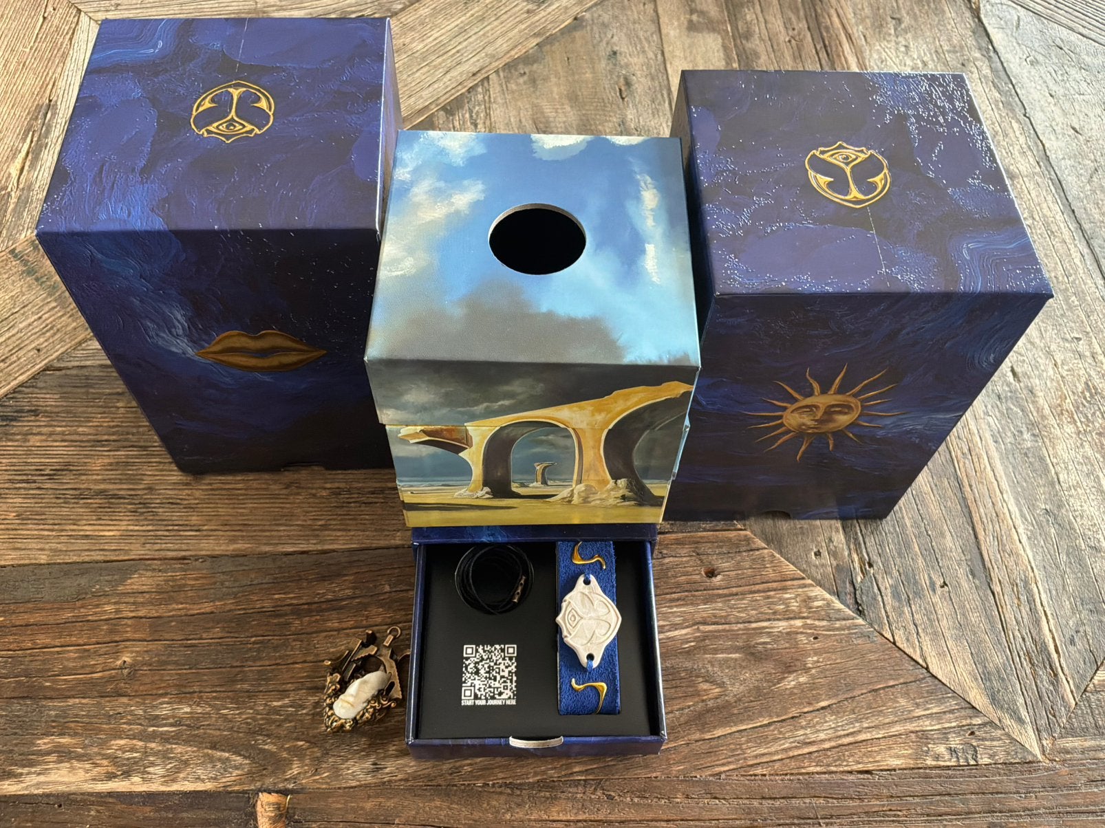Tomorrowland Treasure case, 2 stuks, Ophalen, Zo goed als nieuw