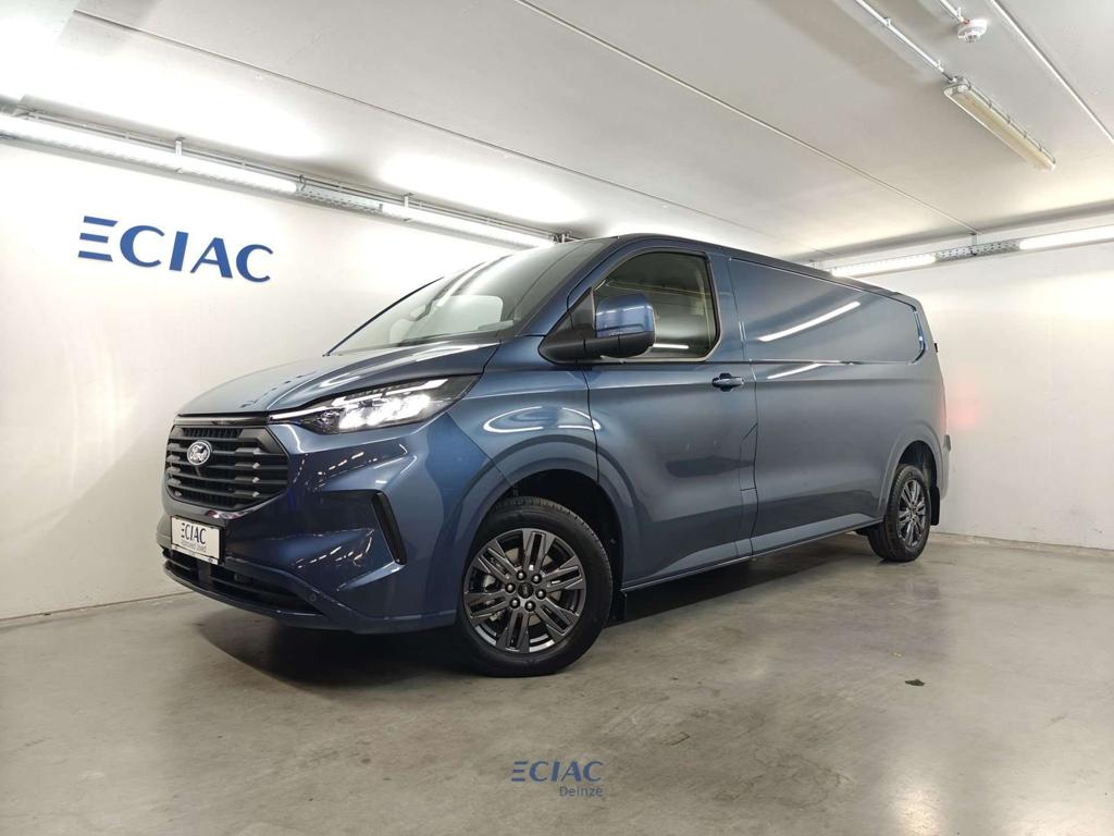Ford Transit Custom 320L Limited 170pk Automaat-Garantie tot, Automaat, Blauw, Parkeersensor, Bedrijf