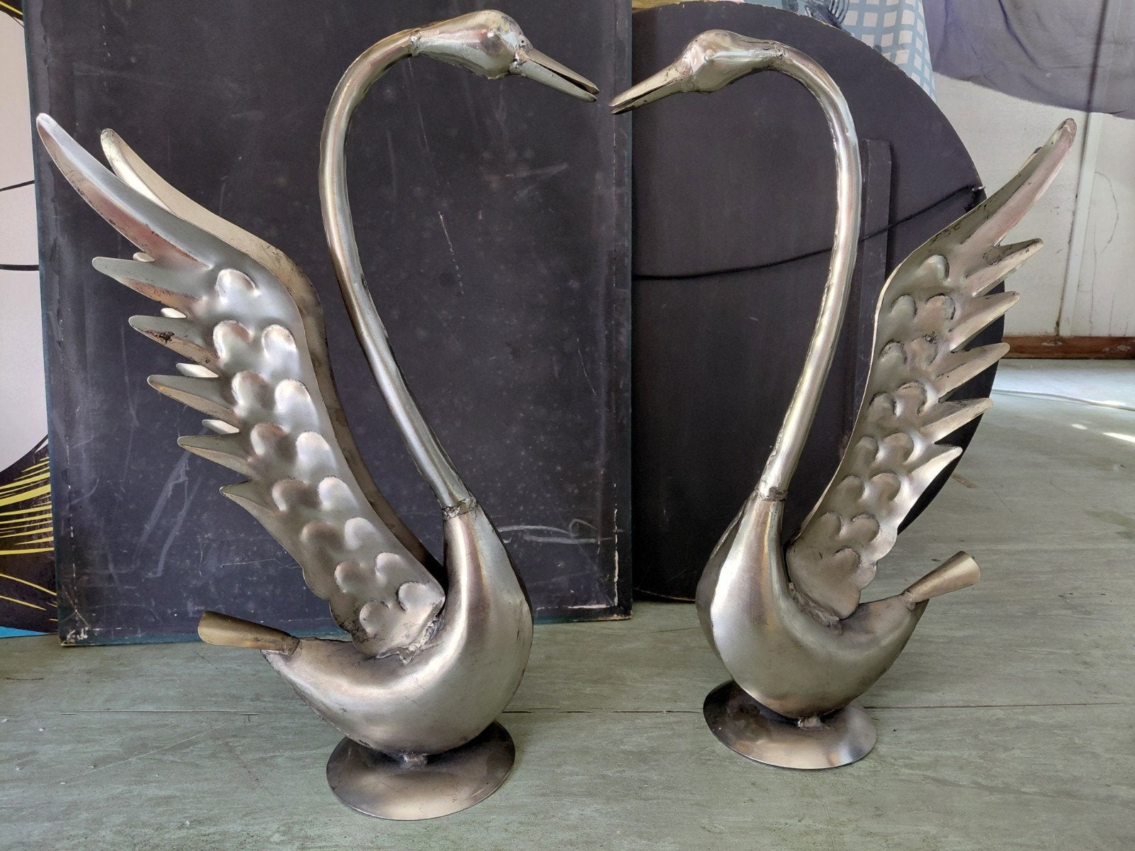 2 magnifiques cygnes, Enlèvement