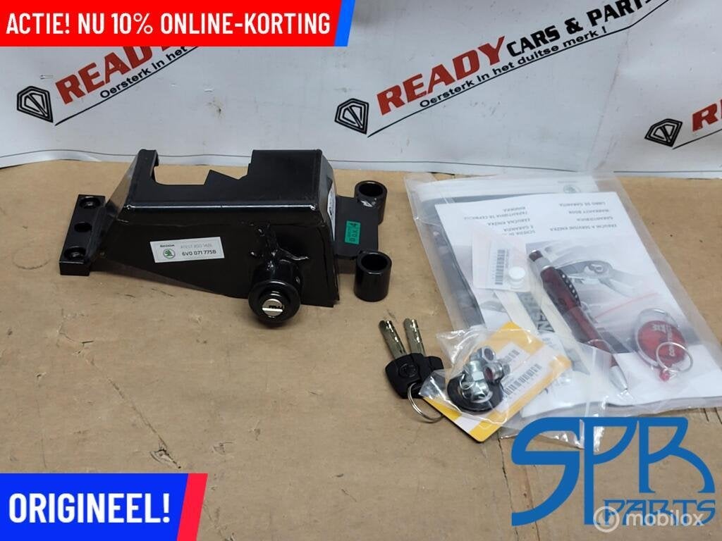 ANTI DIEFSTAL LOCK Origineel Skoda Fabia NJ '15- 6V0071775B, Nieuw, Ophalen of Verzenden, Skoda, Skoda