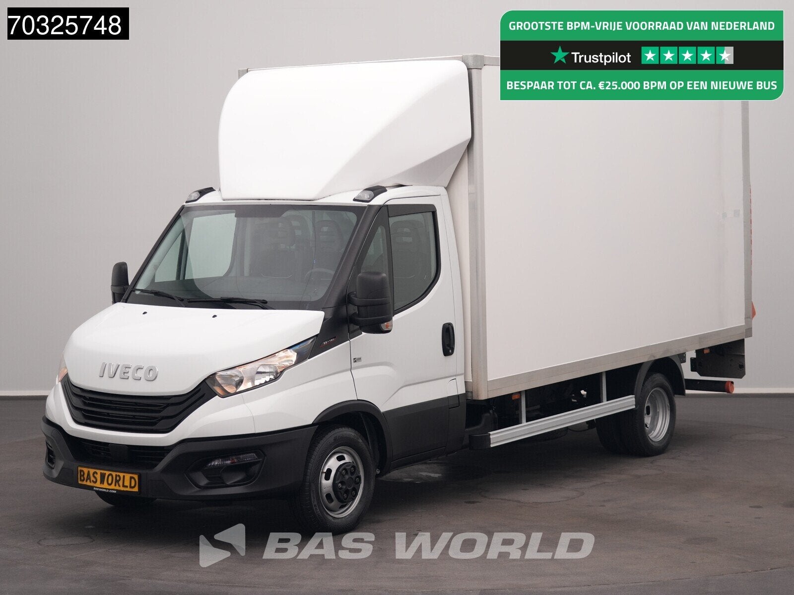 Iveco Daily 35C16 3.0L Laadklep Dubbellucht 160PK Bakwagen A, Auto's, Bestelwagens en Lichte vracht, Stof, Gebruikt, Euro 6, 4 cilinders