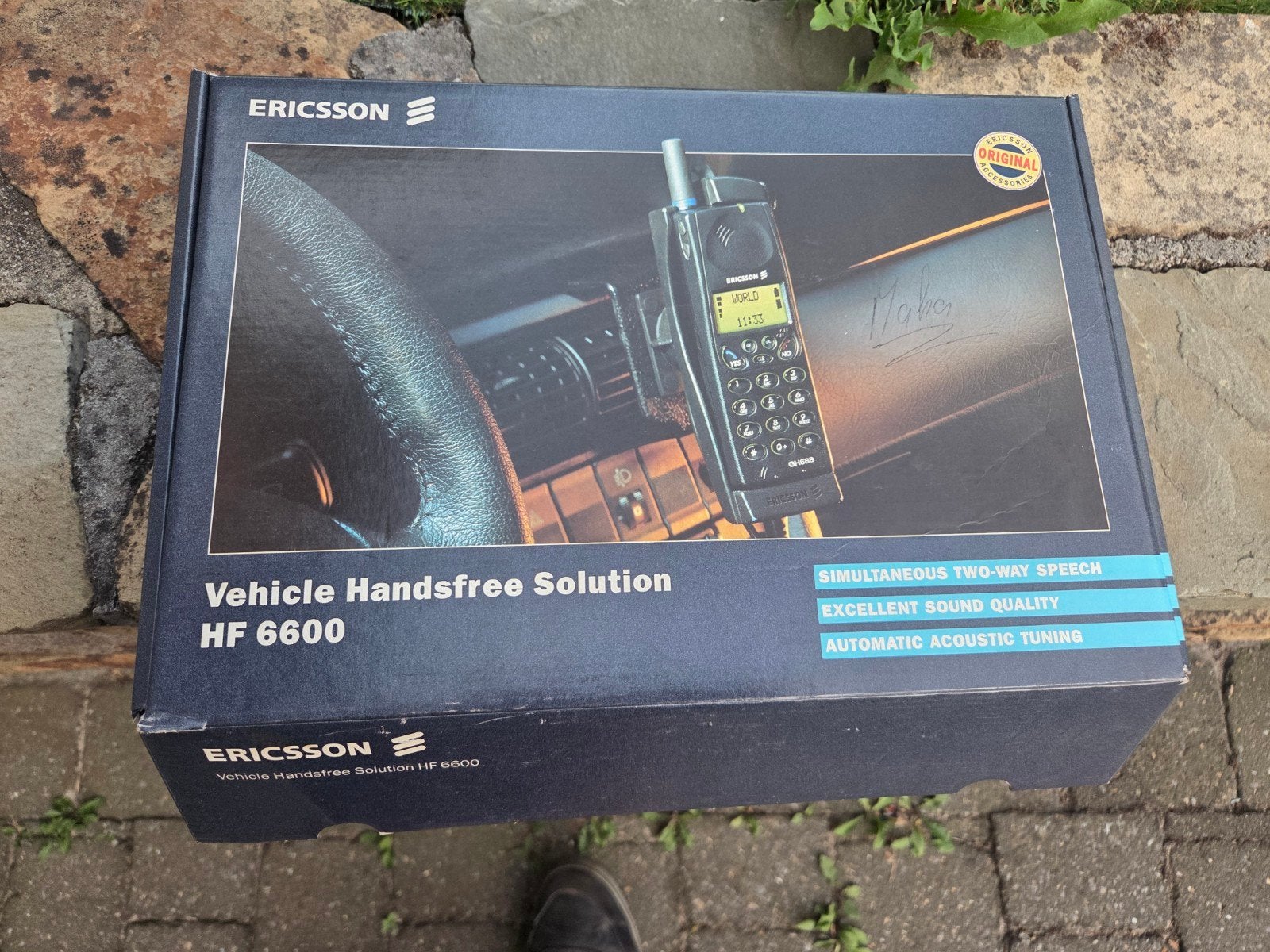 Kit mains libres Ericsson HF6600 old school, Enlèvement ou Envoi