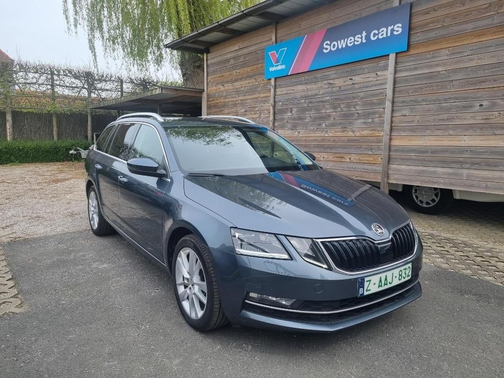 SKODA OCTAVIA BREAK, Testrit aan huis, 4 cilinders, Blauw, Leder