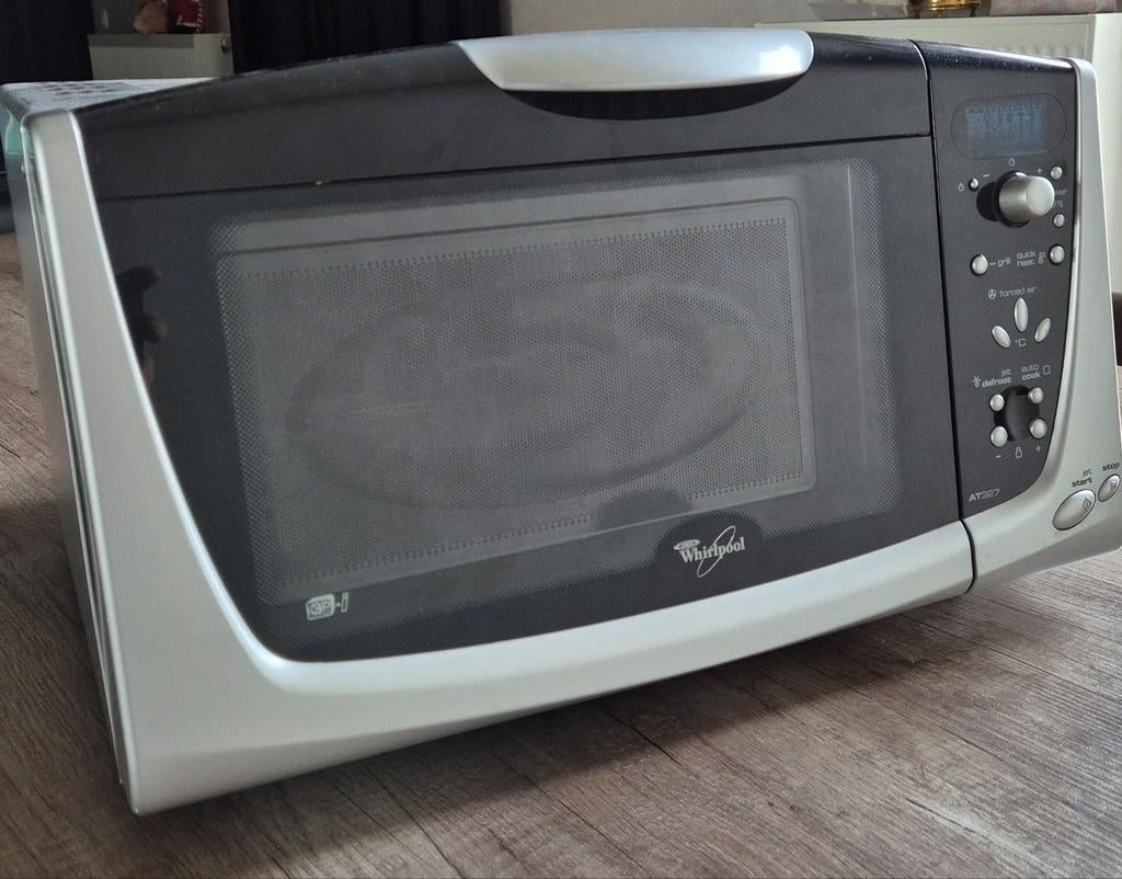 Microgolf Combi Whirlpool, Elektronische apparatuur, Microgolfovens, Ophalen, Crisp, Zo goed als nieuw, Draaiplateau
