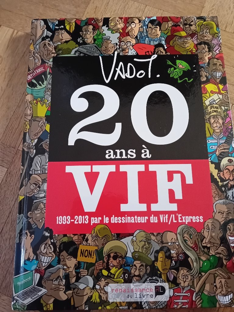 20 ans A vif 1993 2013 Nicolas vadot, Enlèvement