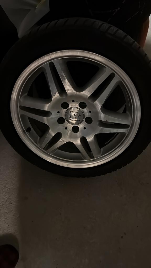 Brabus set met winterbanden, Autos : Pièces & Accessoires, Pneus & Jantes, Enlèvement, Pneus hiver