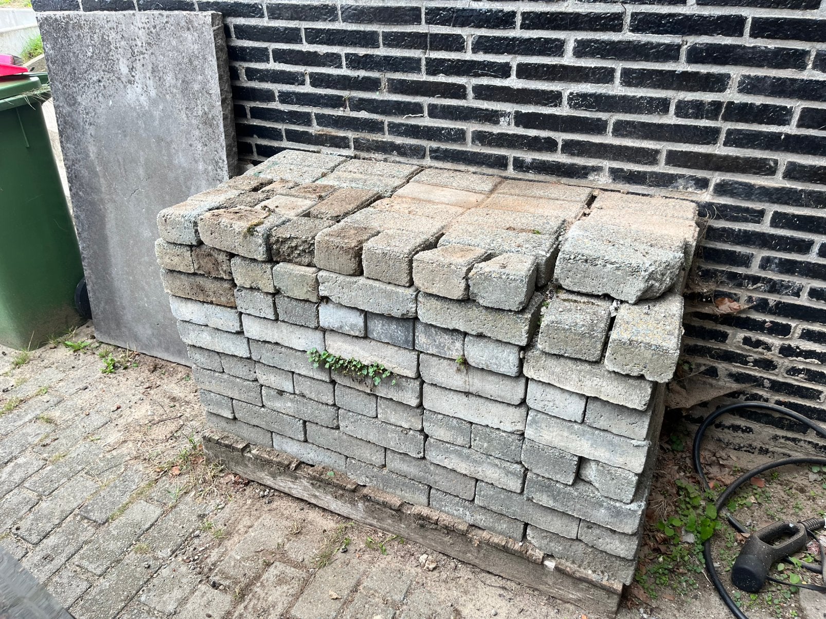 Klinkers, Béton, Enlèvement, Utilisé, Briques