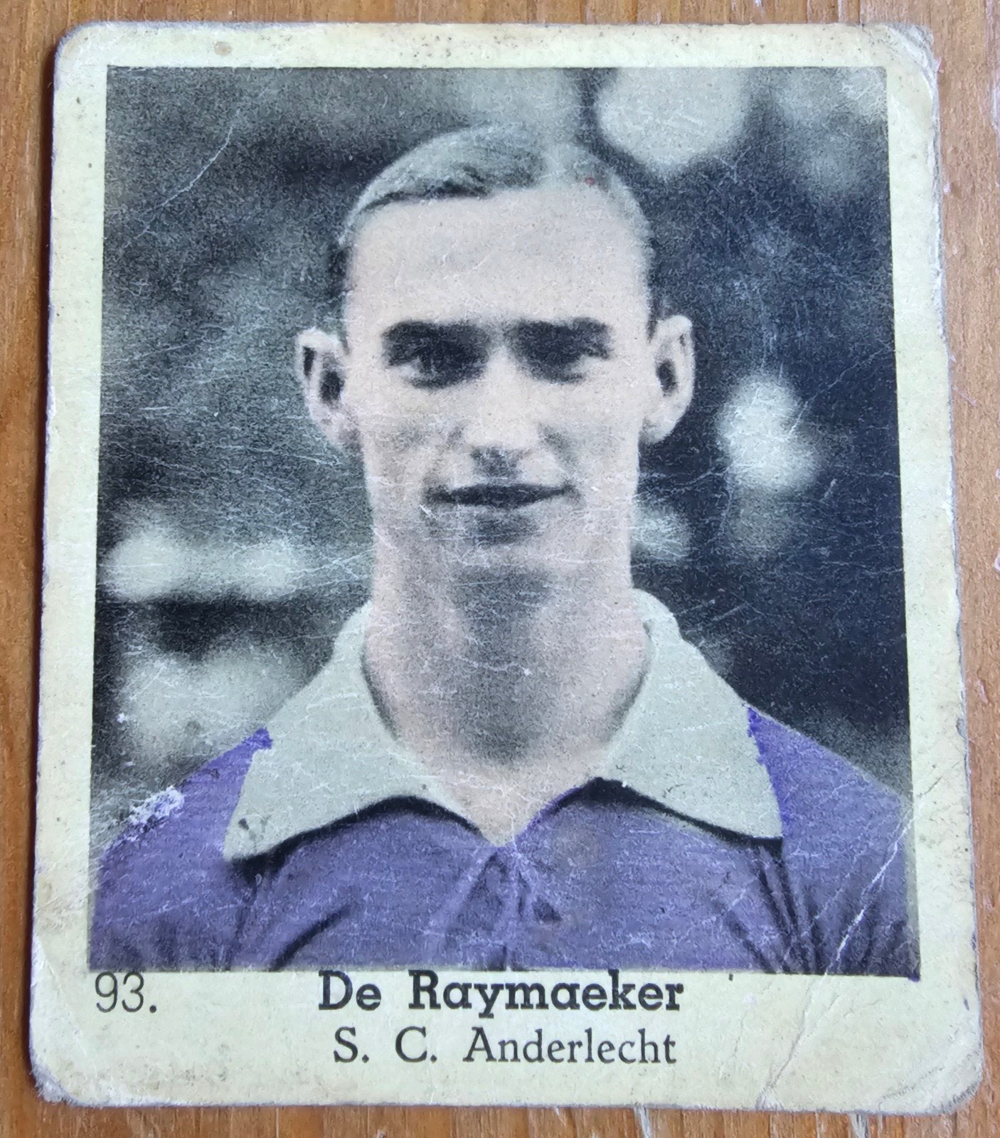 Lecocq Raymaeker (pré panini) Anderlecht Chromo Foot 1937, Comme neuf, Image