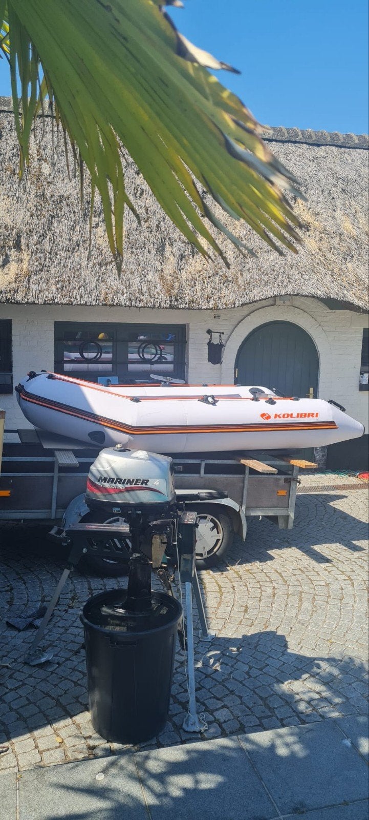 Kolibri KM300D Harde Vloer (2022) + Mercury 9.9 PK + Mariner, Enlèvement, Aluminium, Moteur hors-bord
