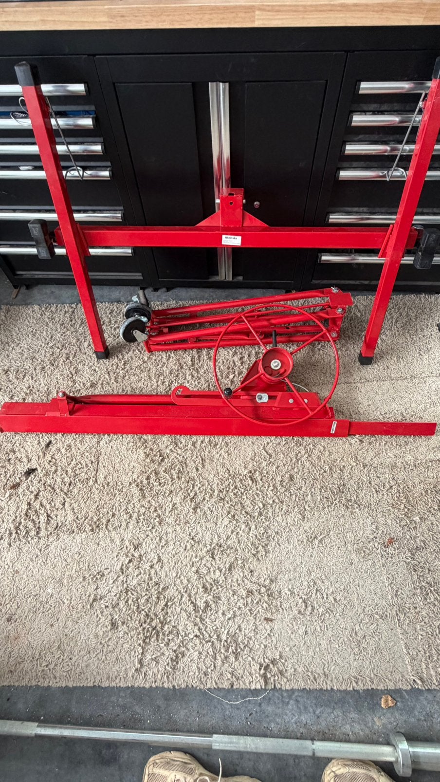 Platenlift tectake, Bricolage & Construction, Monte-charges, Enlèvement, Comme neuf