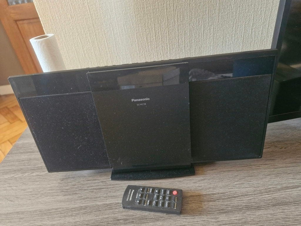 panasonic radio met afstandsbediening, Ophalen of Verzenden, Gebruikt, Radio, Met cd-speler