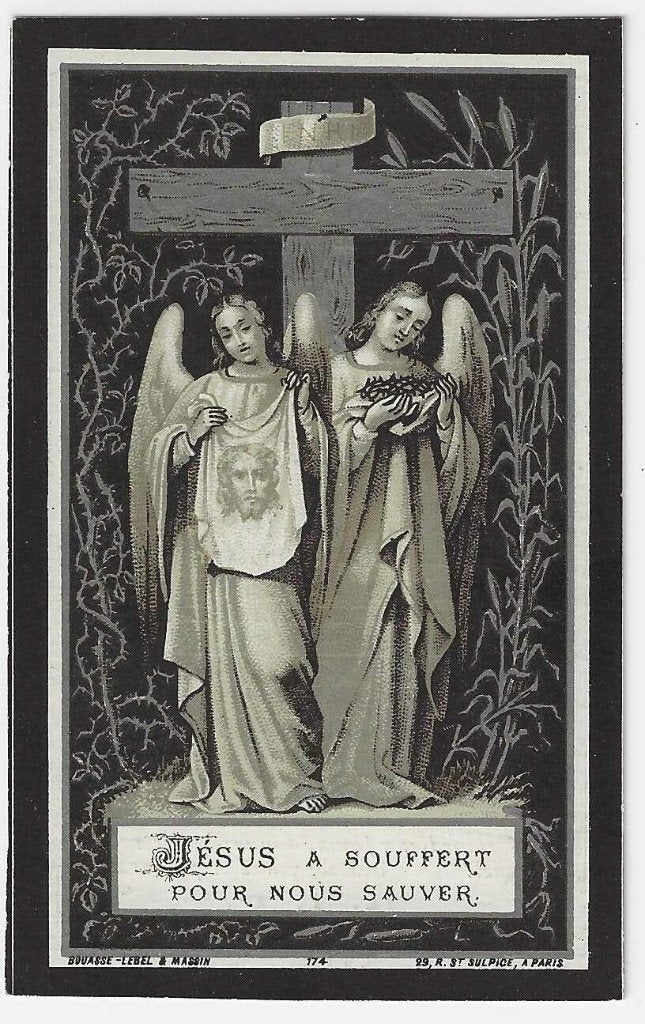 Sophie Boudenoot, ? 1813 - Socx 1896, Enlèvement ou Envoi, Image pieuse