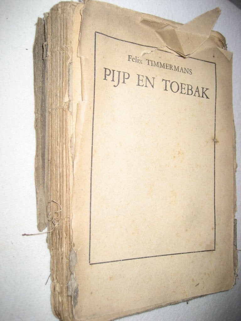 Felix Timmermans - Pijp en toebak - 1933, Antiek en Kunst, Ophalen of Verzenden