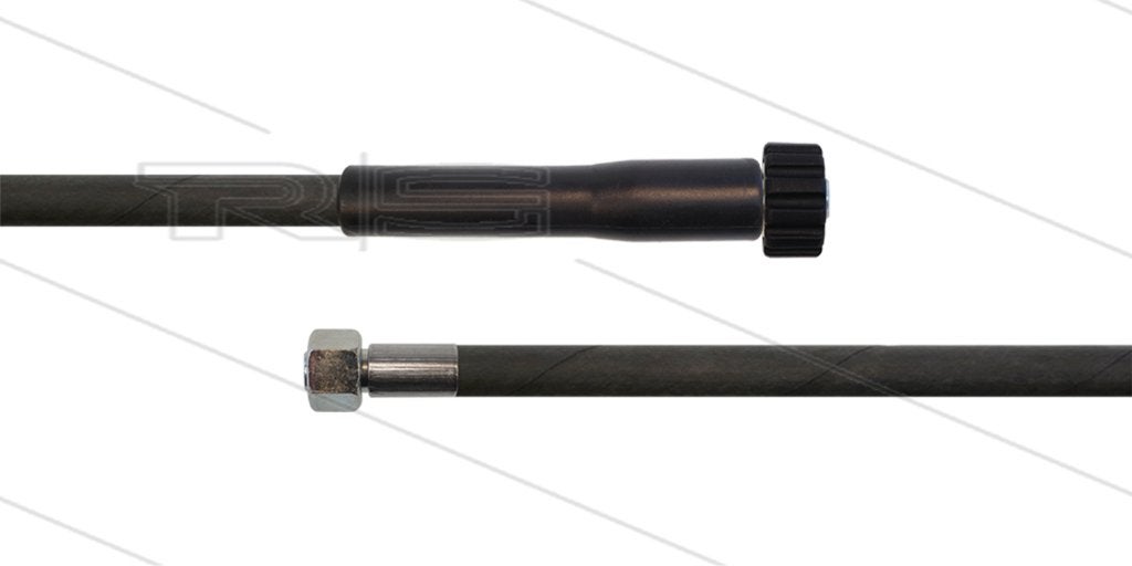 Hogedrukslang 1/4 inch Zwart 12m met KBS, Verzenden