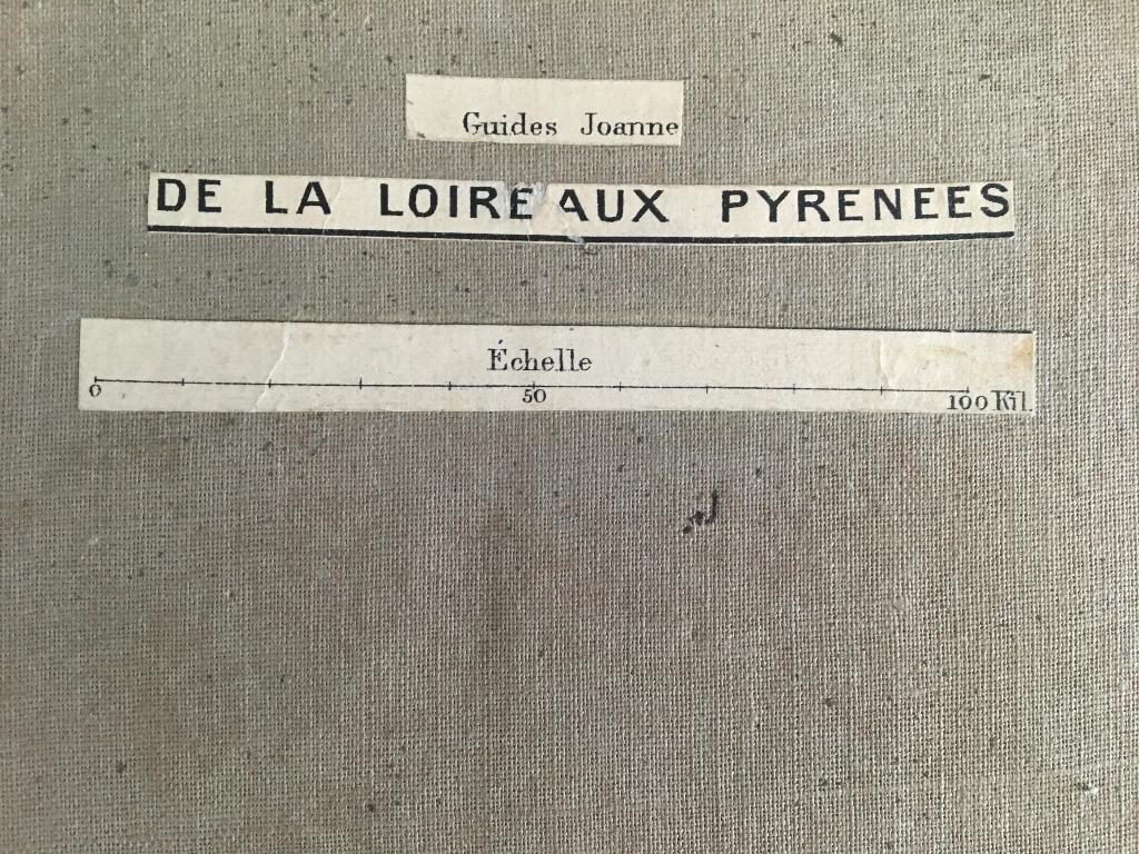 GUIDES JOANNES - DE LA LOIRE-AUX-PEYRENEES, Enlèvement ou Envoi, Utilisé, Carte géographique