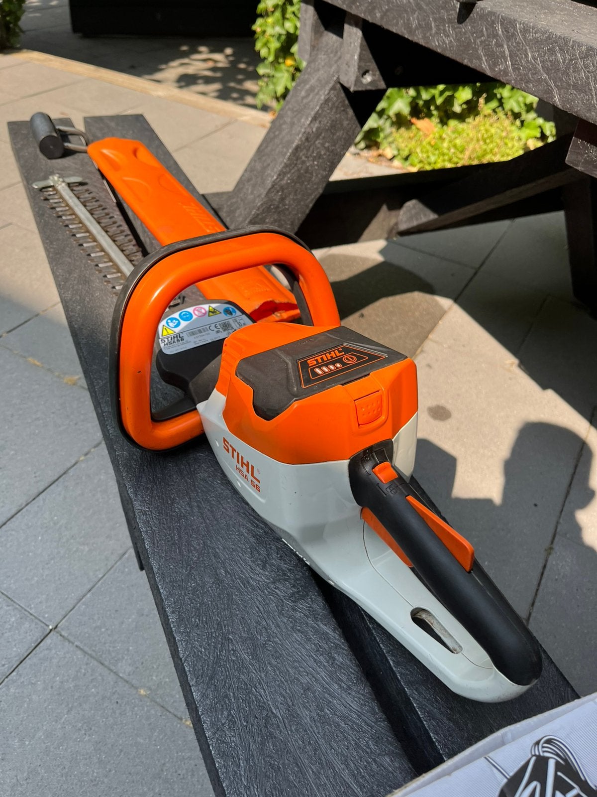 Te koop stihl heggenschaar zgan, Tuin en Terras, Heggenscharen, Ophalen of Verzenden, Zo goed als nieuw, Accu