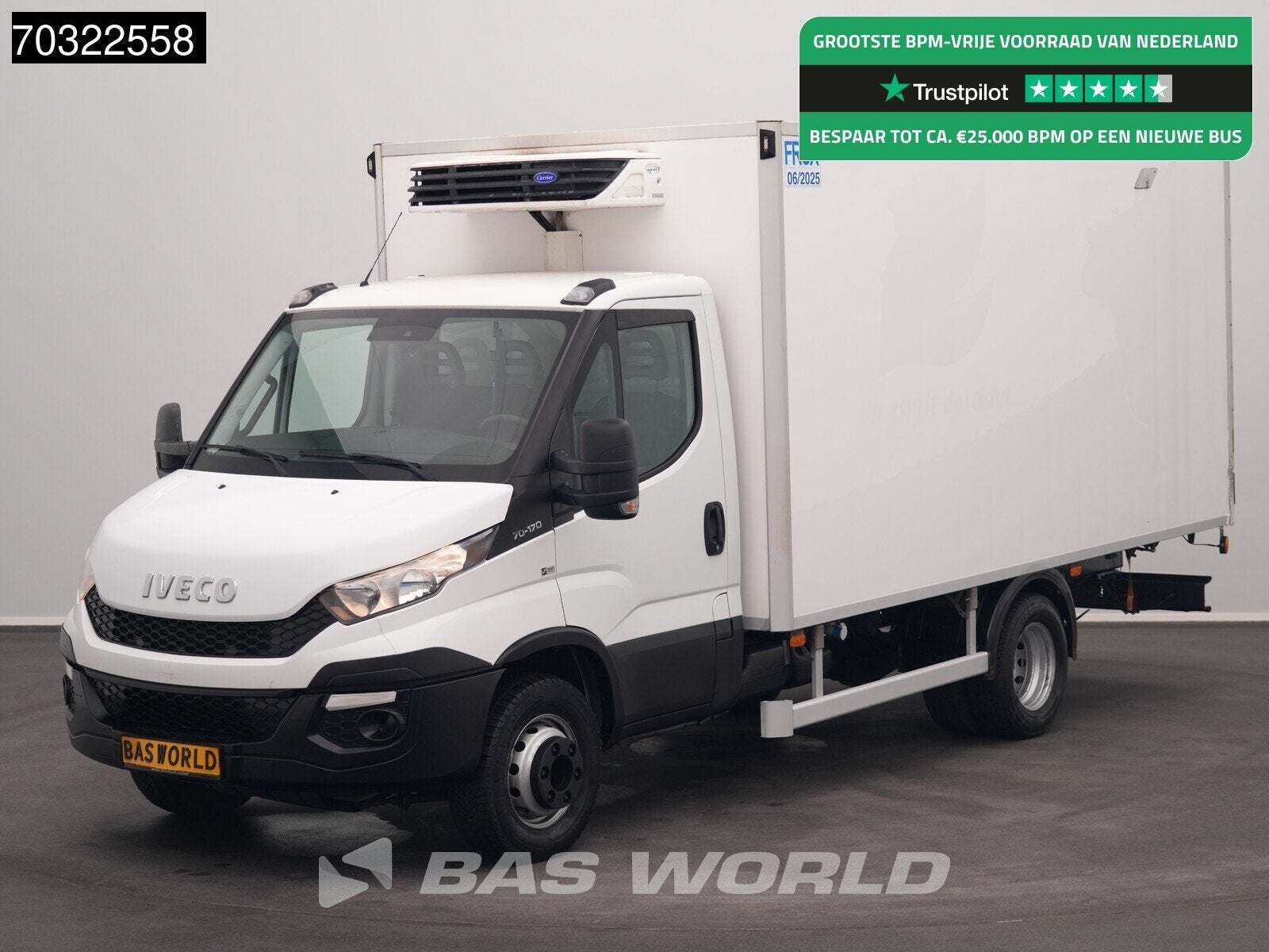 Iveco Daily 70C18 3.0L Lamberet Koelwagen Carrier Xarios 350, Auto's, Euro 5, Stof, Gebruikt, Iveco