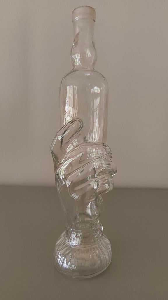 Bouteille de « main transparente » Legras du XIXe siècle, Antiquités & Art, Enlèvement
