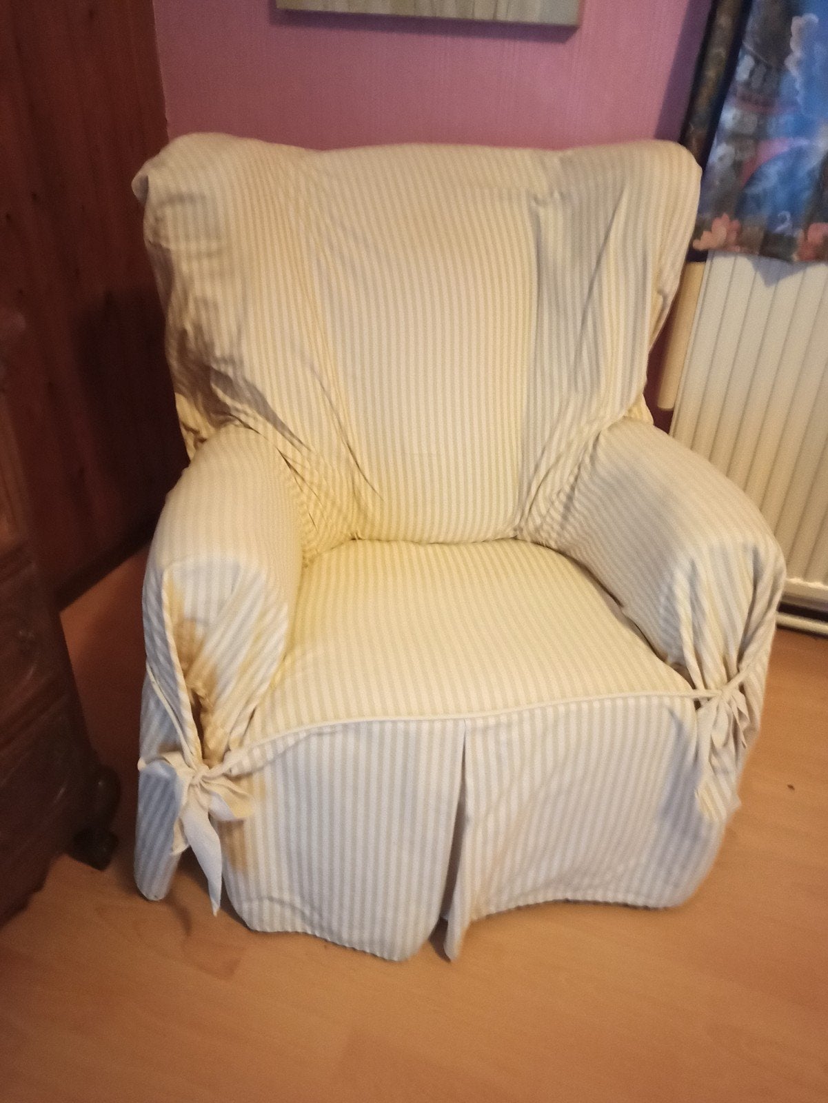 Fauteuil ancien a oreilles., Maison & Meubles, Enlèvement