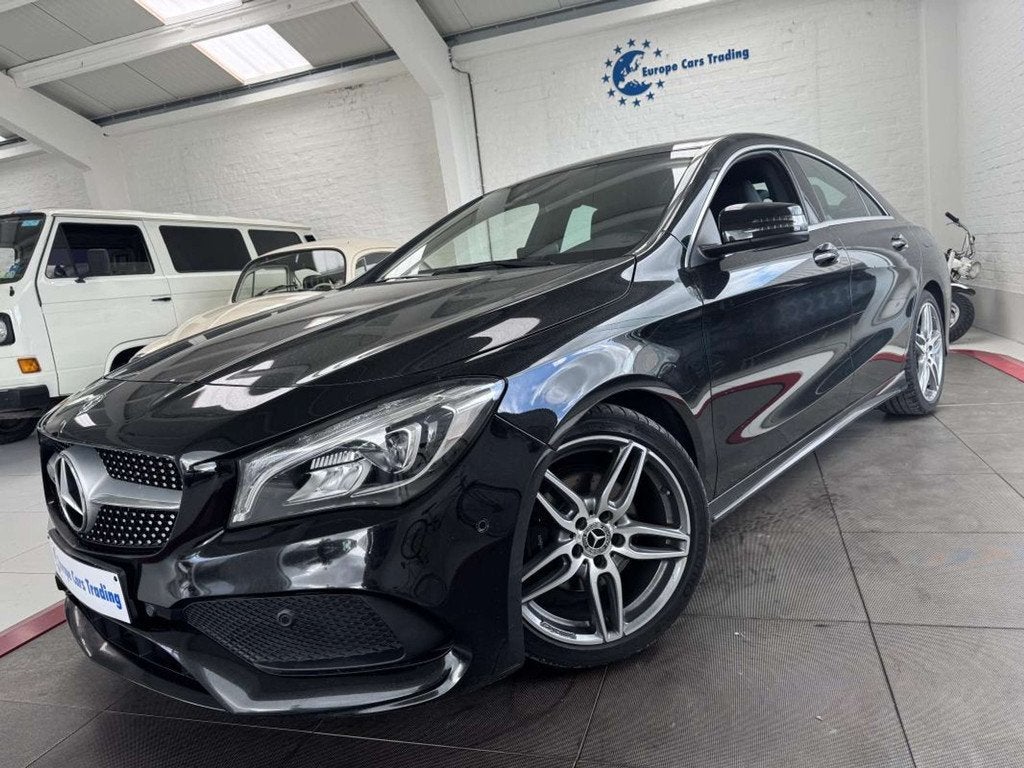 Mercedes-Benz CLA-Klasse 180 180 PACK AMG BVA GRAND ECRAN GP, Auto's, 122 pk, Gebruikt, Zwart, 1595 cc