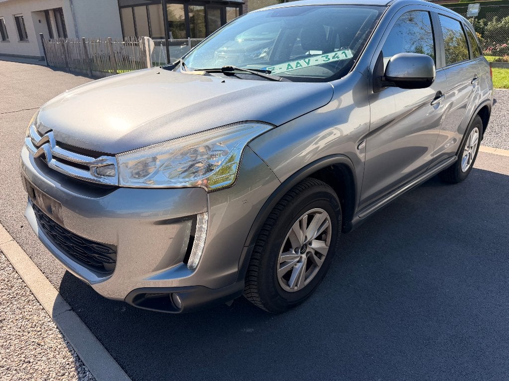Citroen C4 Aircross 1.6D 2016 154.000 km HANDELAARSPRIJS, Auto's, Citroën, Voorwielaandrijving, Euro 5, Zwart, Leder en Stof