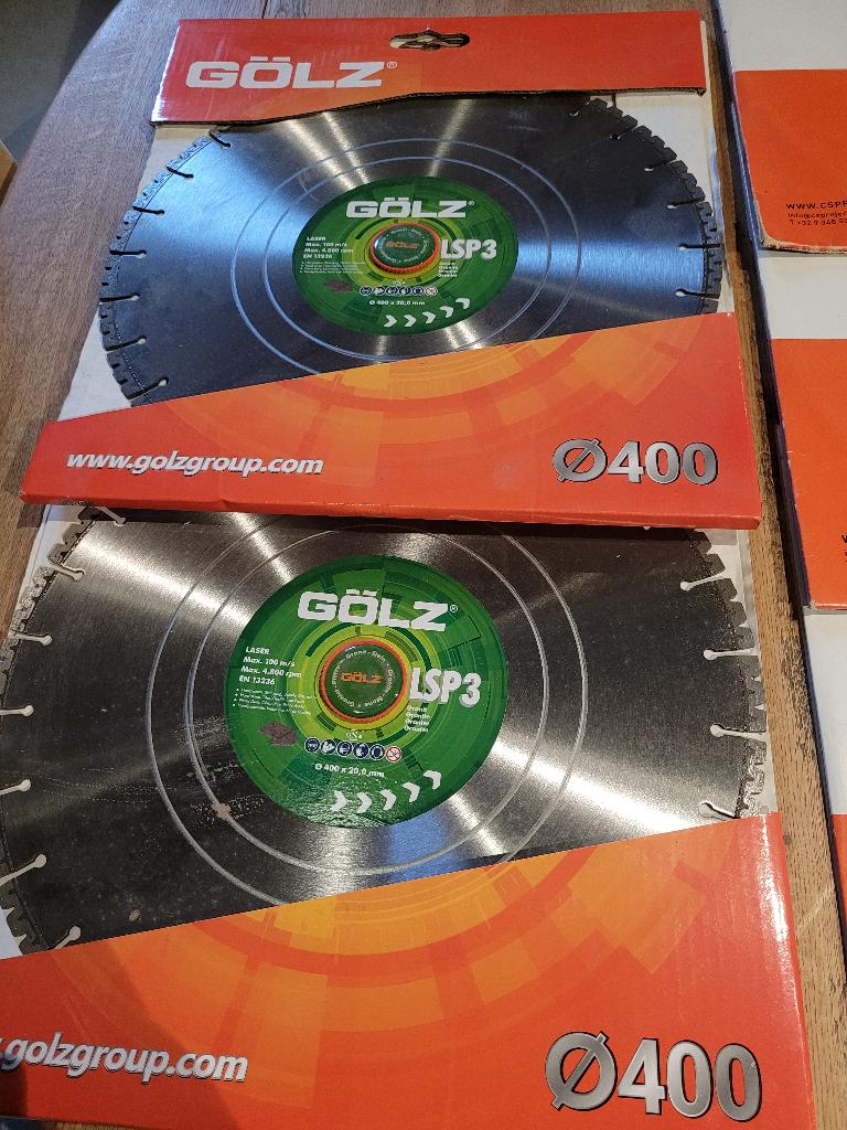 lames diamantées, disques de scie/meules, Enlèvement, Neuf