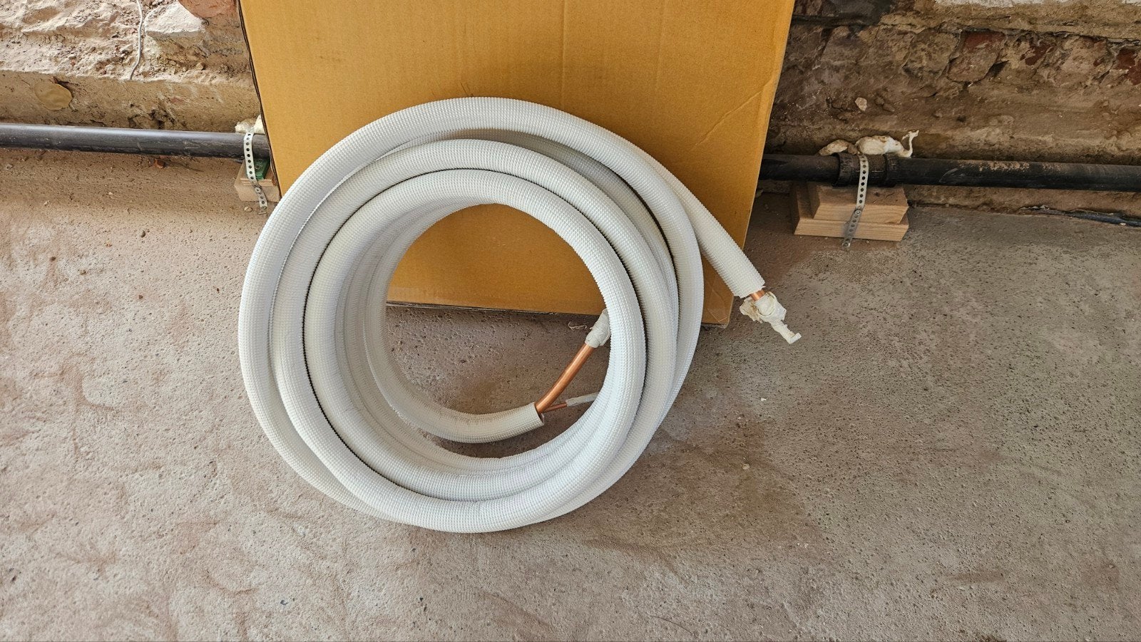 Dubbele geisoleerde koelleiding 1/4 - 5/8, Ophalen, Overige materialen, Minder dan 20 mm, 6 meter of meer