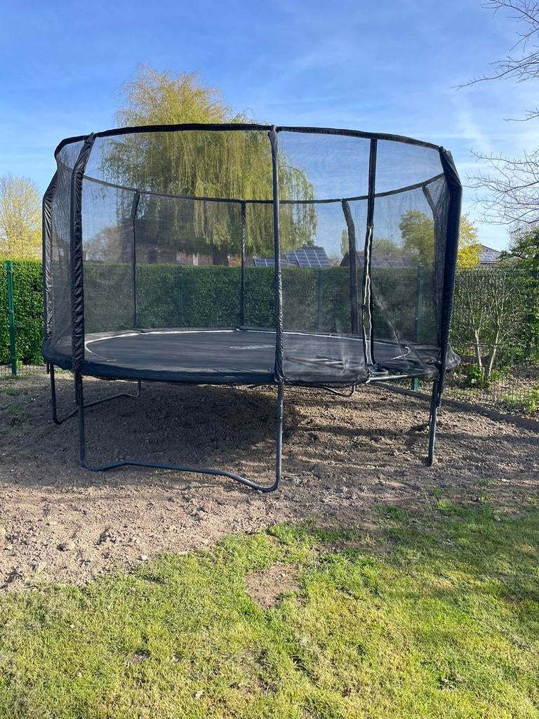 Trampoline Salta Zwart, Ophalen, Gebruikt