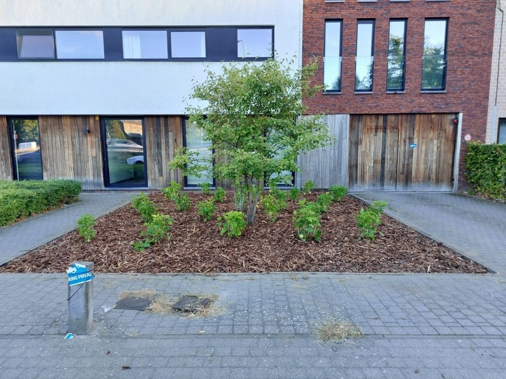 Zijdelingse gemotoriseerde sectionaalpoort in hout