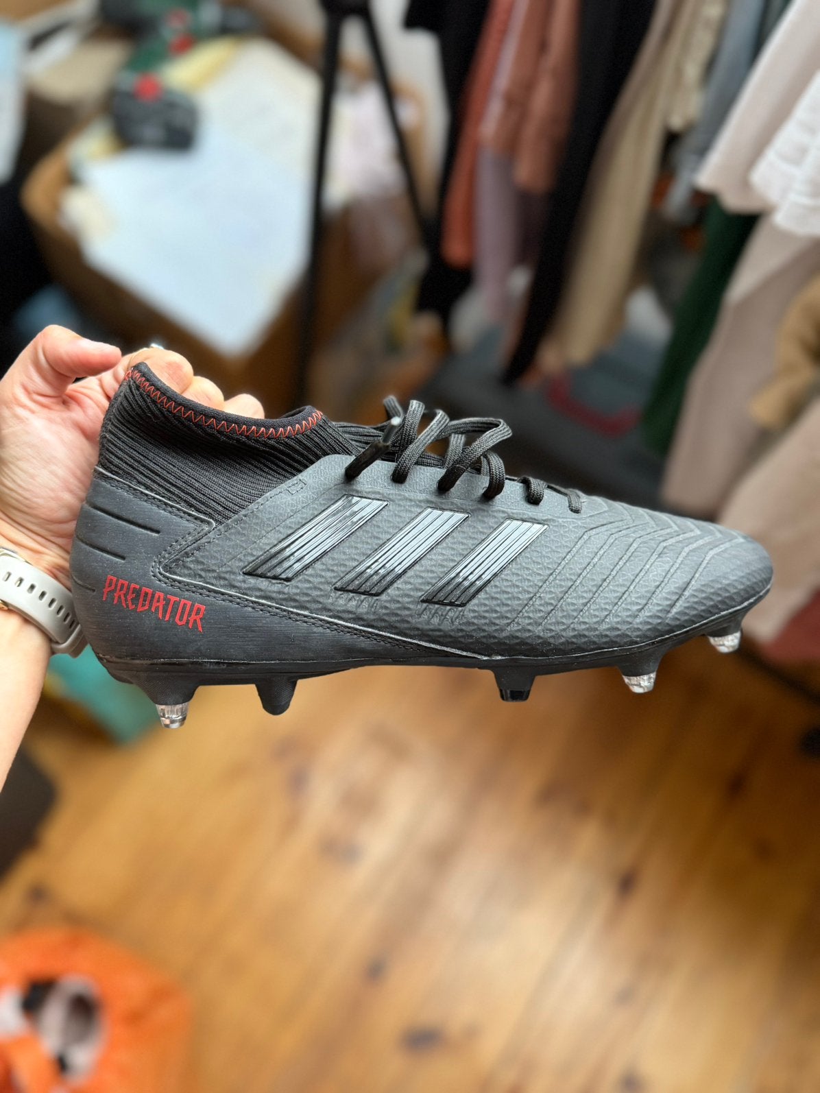 Adidas Predator voetbalschoenen met metalen studs, Ophalen of Verzenden, Nieuw, Schoenen