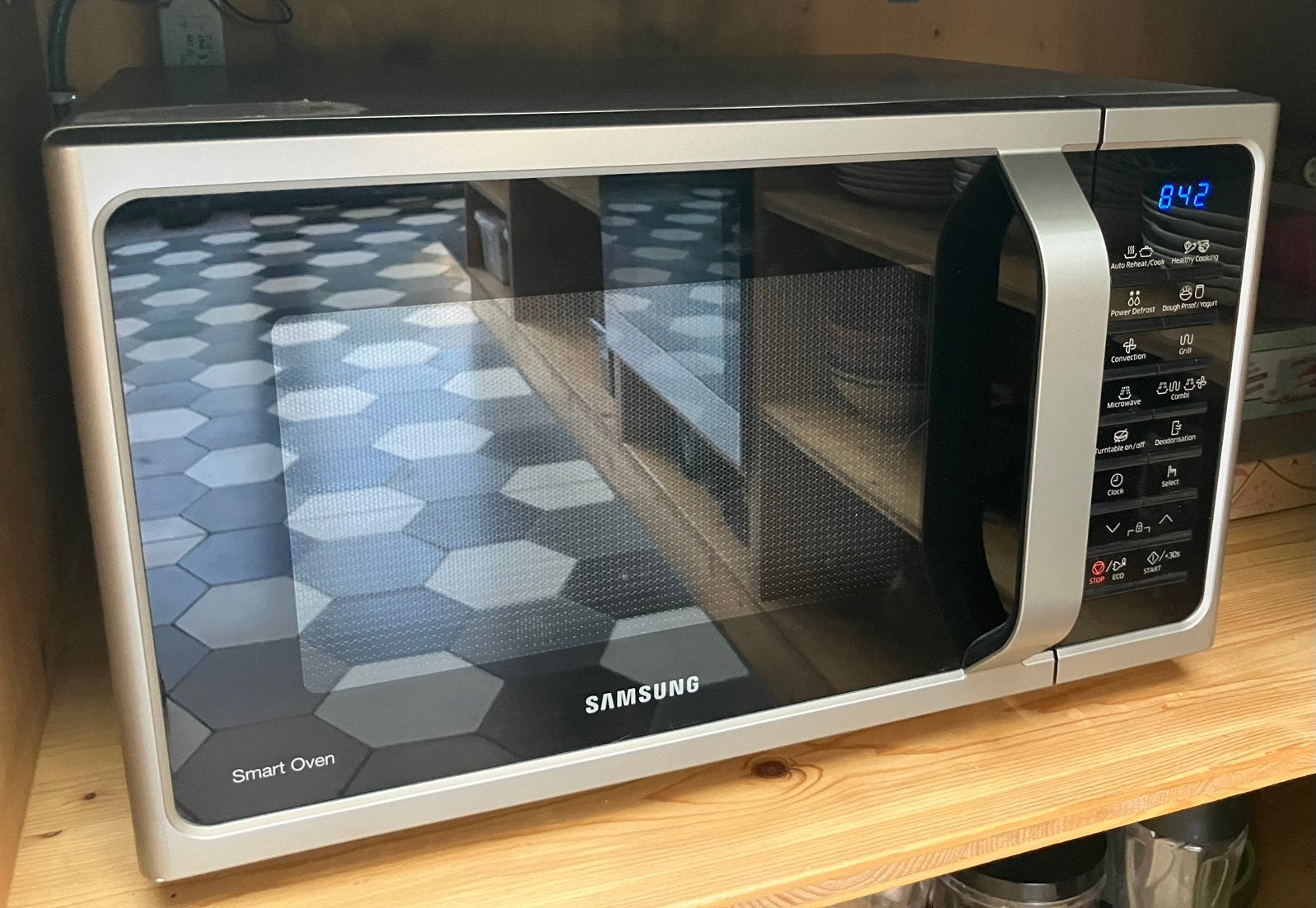 Samsung combi (microgolf)oven, Ophalen, Gebruikt, Grill, Draaiplateau