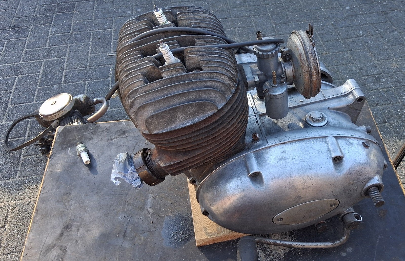 Oldtimer motor JLO 250cc, Motoren, Ophalen