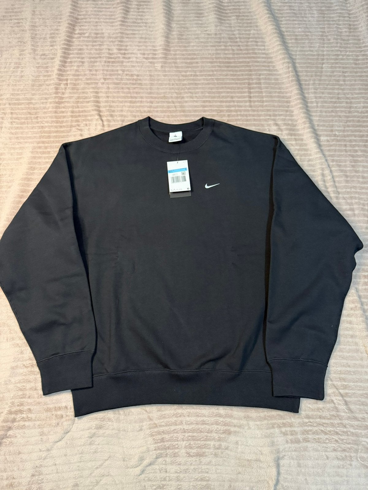Sweat Crewneck Nike Noir - Neuf avec étiquette, Vêtements | Hommes, Envoi, Neuf, Autres tailles, Noir