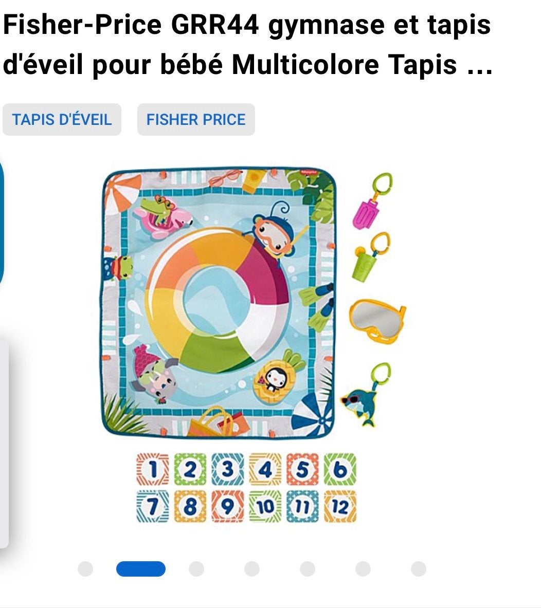Fisher-Price tapis d'éveil, Ophalen of Verzenden, Zo goed als nieuw